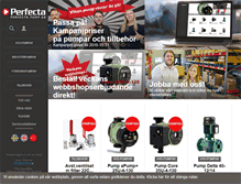 Tablet Screenshot of perfecta.se